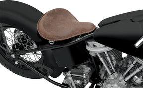 Drag Specialties Seats Seat Solo Lg Distrsd Brn SEATS-FOR HARLEY RIGID FRAME Drag Specialties