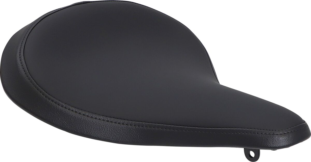 Drag Specialties Seats Seat Solo Lg Leather Blk SEATS-FOR HARLEY RIGID FRAME Drag Specialties