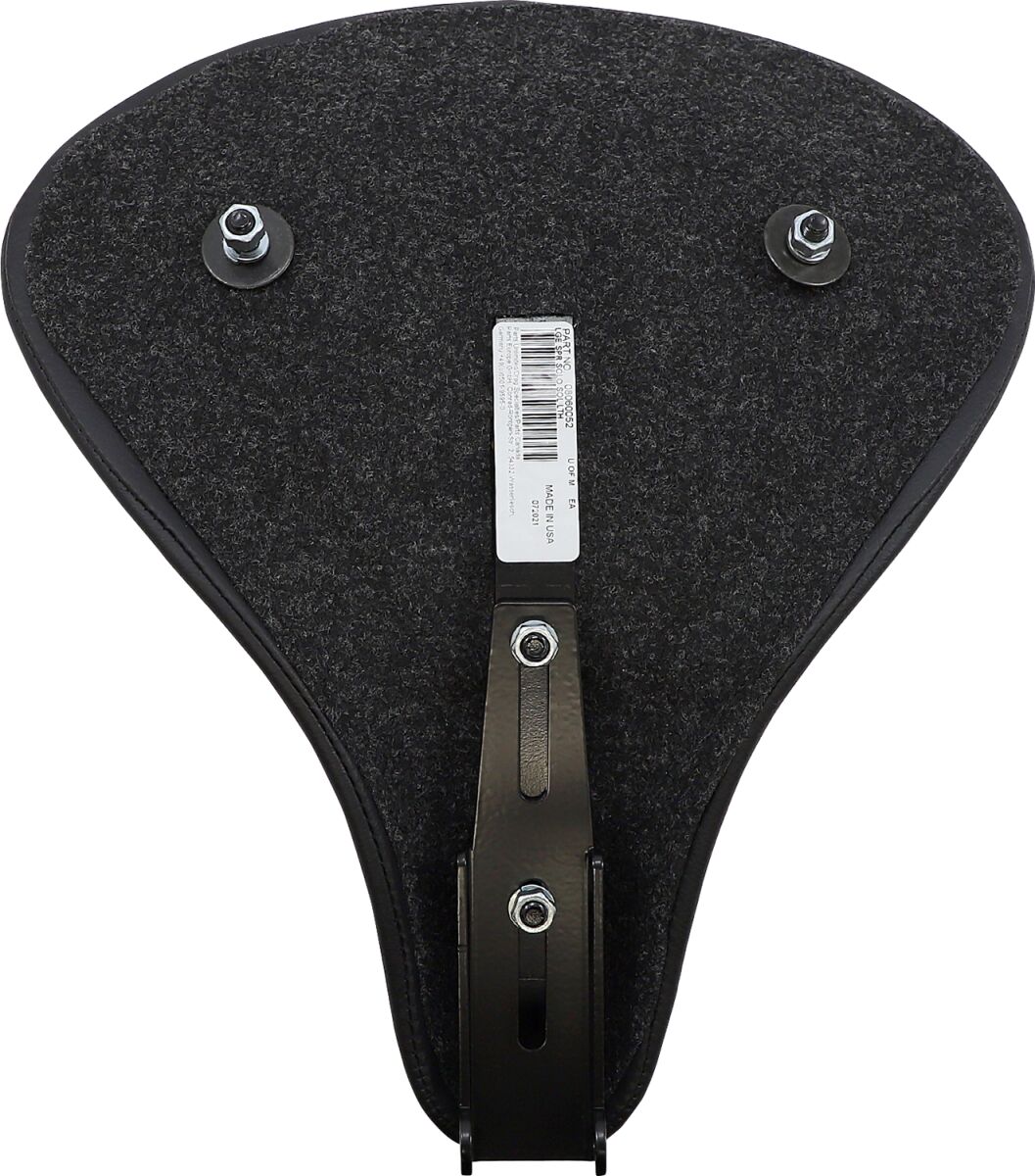 Drag Specialties Seats Seat Solo Lg Leather Blk SEATS-FOR HARLEY RIGID FRAME Drag Specialties