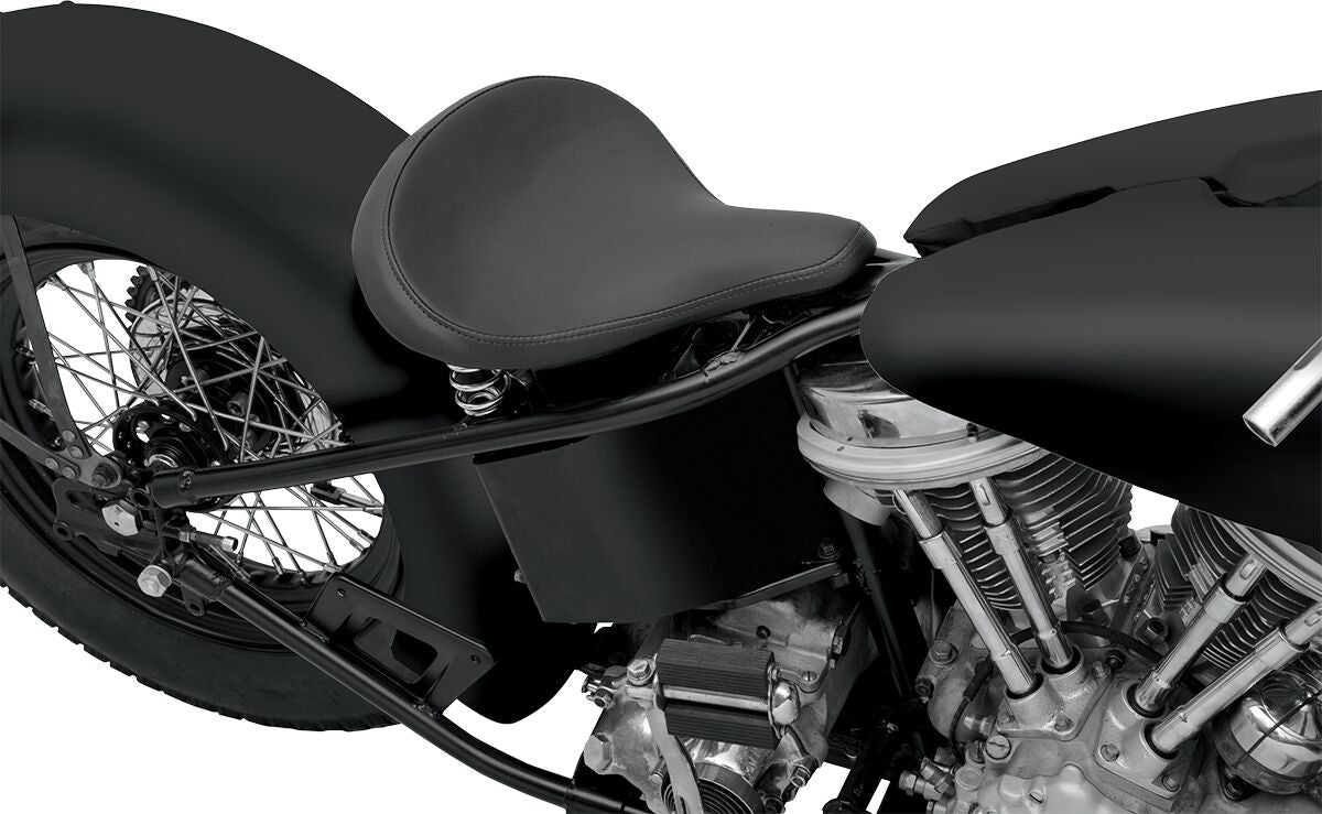 Drag Specialties Seats Seat Solo Lg Leather Blk SEATS-FOR HARLEY RIGID FRAME Drag Specialties
