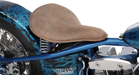 Drag Specialties Seats Seat Solo Lg Low Brn SEATS-FOR HARLEY RIGID FRAME Drag Specialties