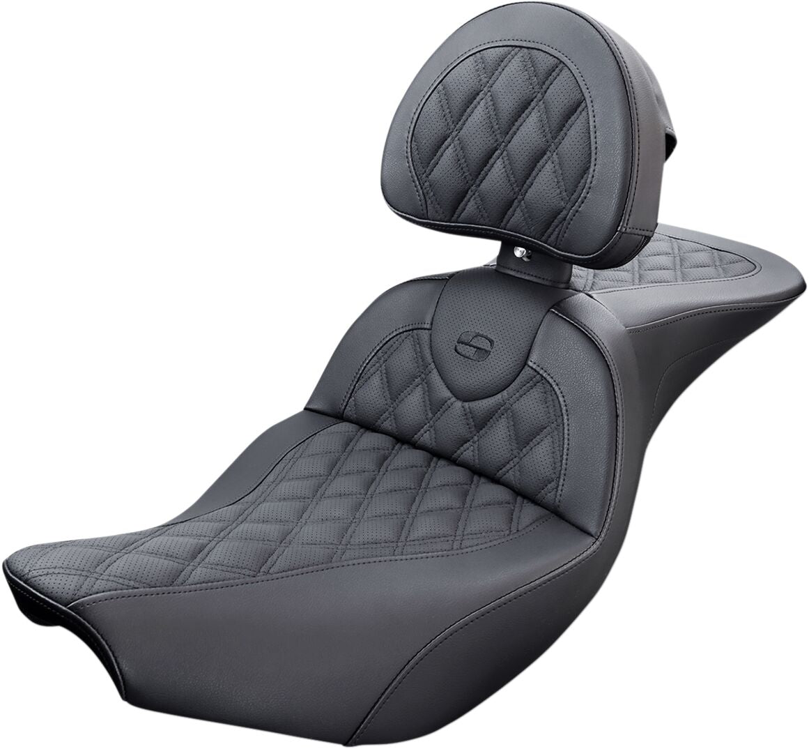 Saddlemen Roadsofa LS With Driver's Backrest Seat - 14+ Indian Seat Saddlemen