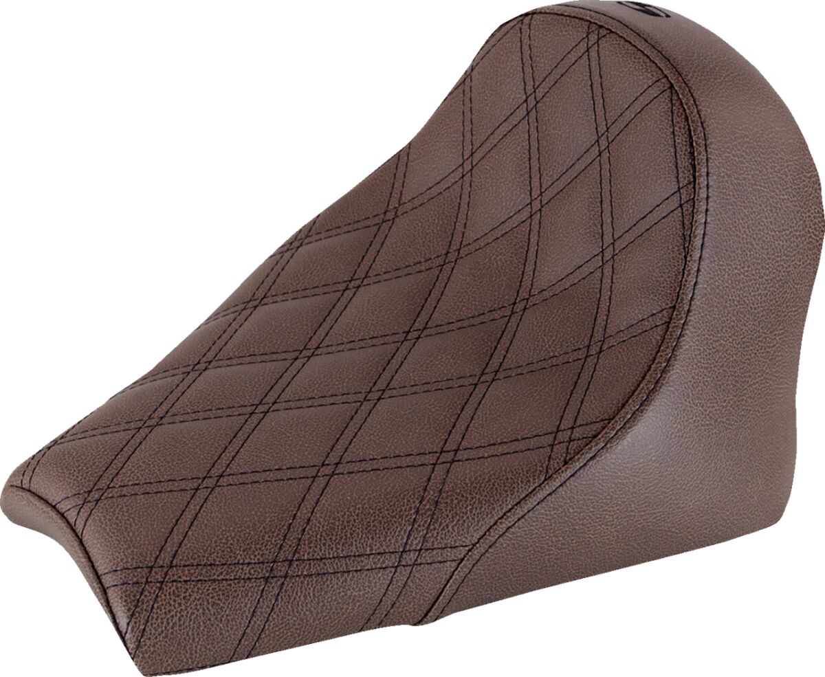 Saddlemen Renegade LS Solo Seat, Brown - 18+ Scoot Seat Saddlemen