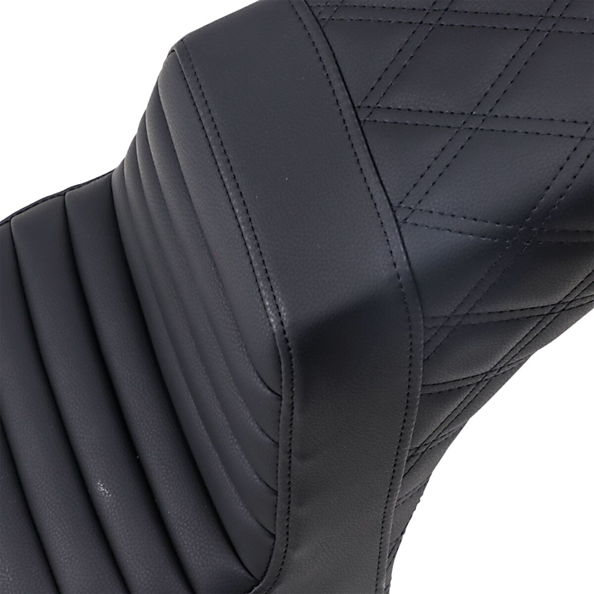 Step Up Front TR & Rear LS Seat, Black - 18-24 Scoot Seat Saddlemen