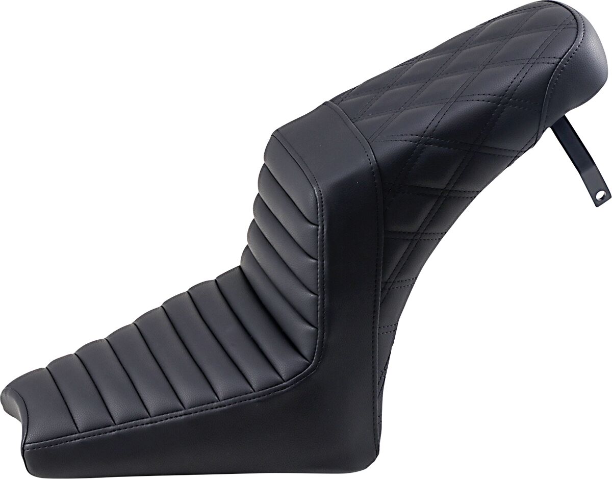 Saddlemen Step Up Front TR & Rear LS Seat, Black - 18-24 Scoot Seat Saddlemen