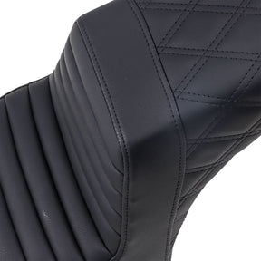 Saddlemen Step Up Front TR & Rear LS Seat, Black - 18-24 Scoot Seat Saddlemen