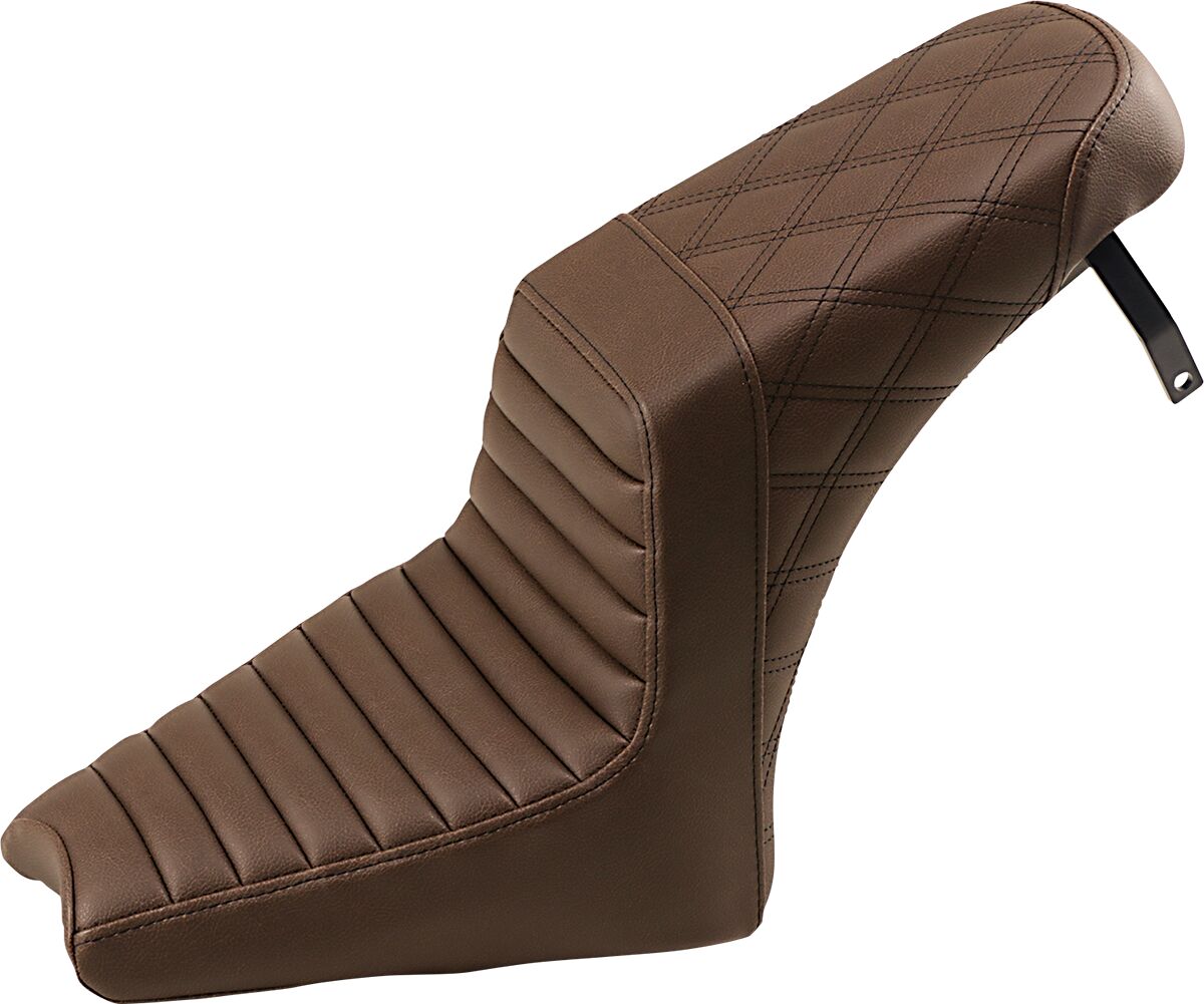 Saddlemen Step Up Front TR & Rear LS Seat, Brown - 18-24 Scoot Seat Saddlemen