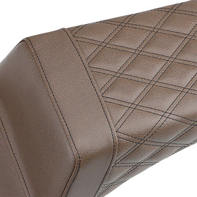 Step Up Rear LS Seat, Brown - 20+ Indian Seat Saddlemen