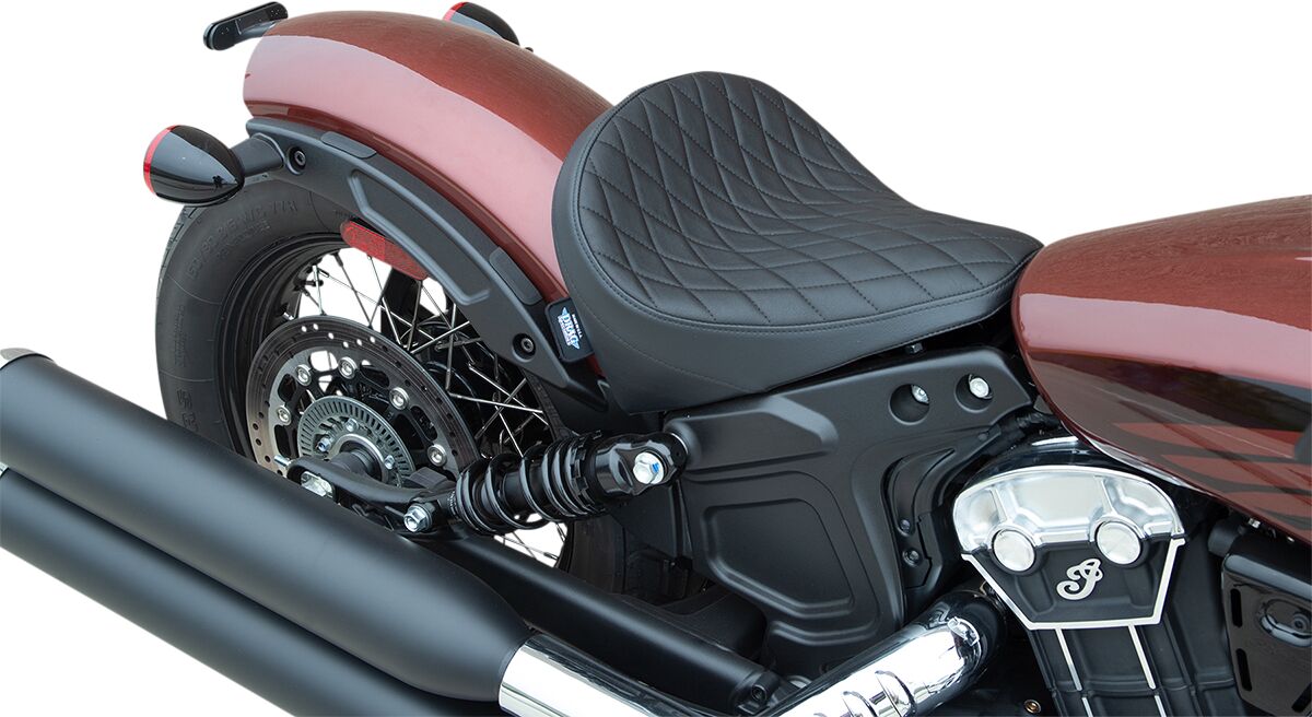 Drag Specialties Seats Seat Solo Diablk Vnyl Sct Seat Drag Specialties