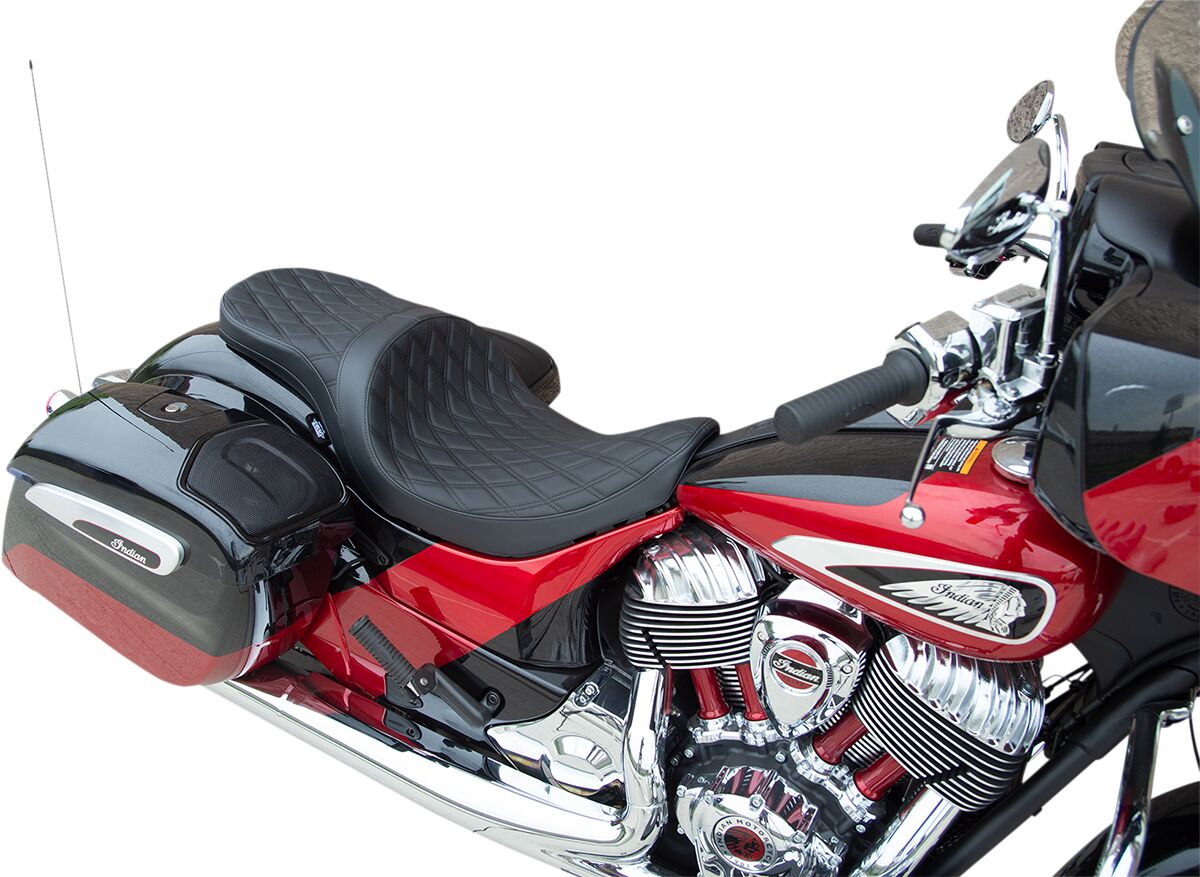 Drag Specialties Seats Seat Lw Tr Ddiam Blk Vynl Seat Drag Specialties