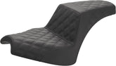 Saddlemen Step Up Front & Rear LS Seat, Black - +22 Chief Seat Saddlemen