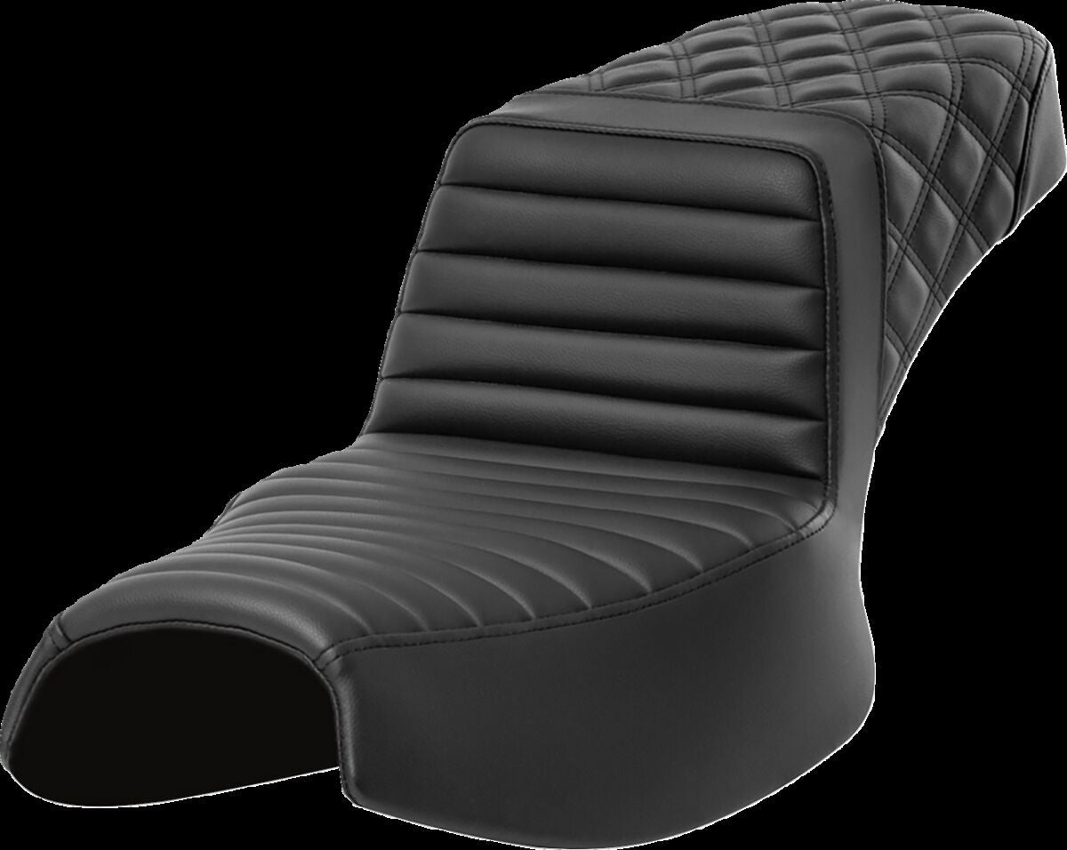 Saddlemen Step Up Front TR Rear & LS Gripper Extended Reach Seat - 20-24 Challenger/Pursuit Seat Saddlemen