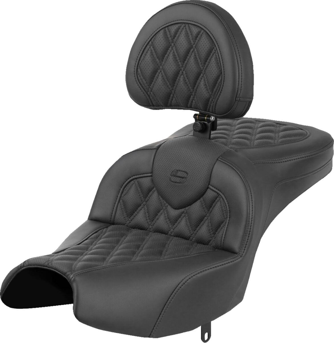 Saddlemen RoadSofa LS With Driver's Backrest - 22+ Indian Seat Saddlemen