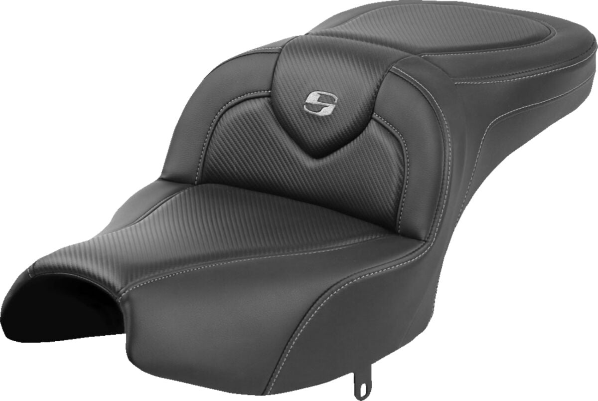 Saddlemen RoadSofa, Black Carbon Fiber - 22+ Indian Seat Saddlemen