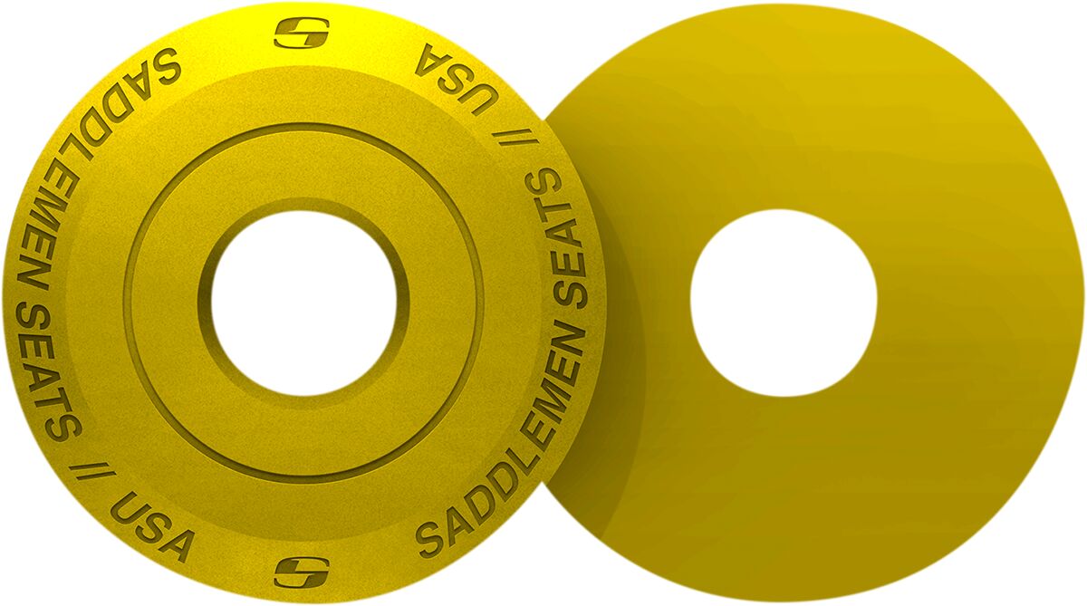 Saddlemen Seat Fender Washer Yellow SEAT MOUNTING COMPONENTS Saddlemen