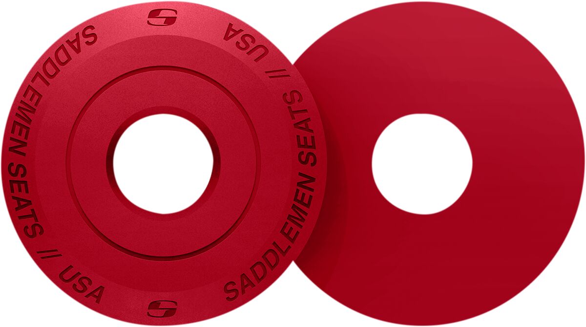 Saddlemen Seat Fender Washer Red SEAT MOUNTING COMPONENTS Saddlemen
