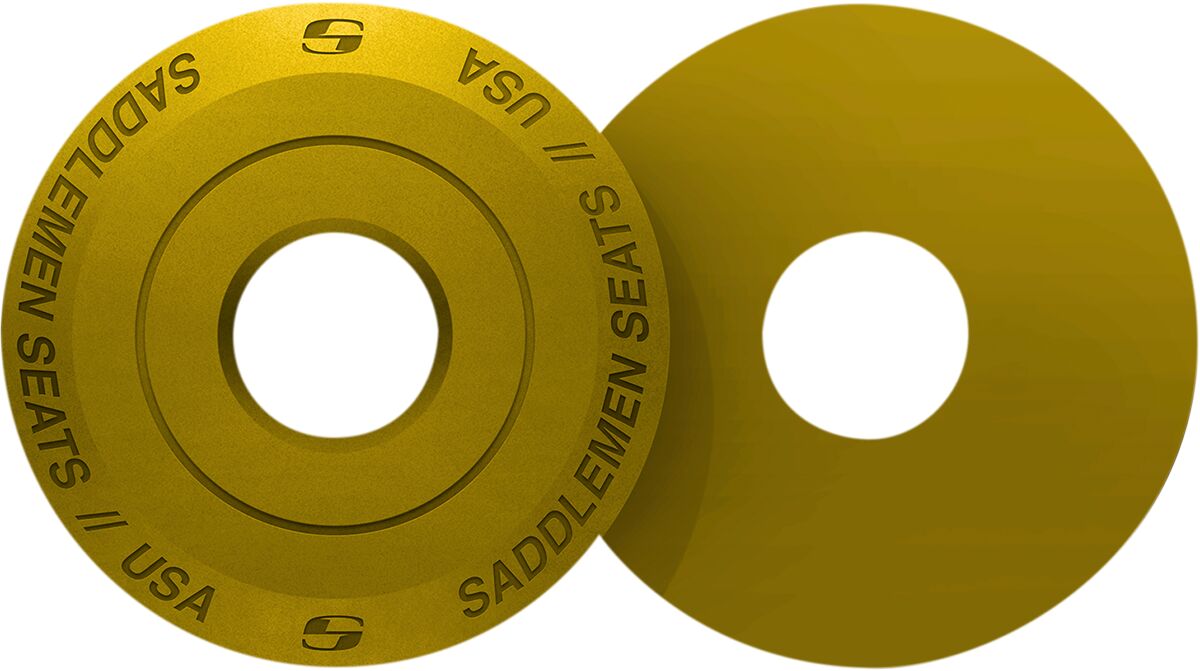 Saddlemen Seat Fender Washer Gold SEAT MOUNTING COMPONENTS Saddlemen