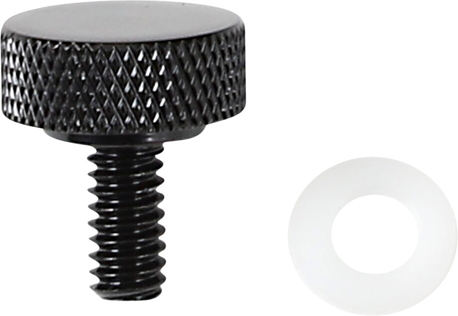 Drag Specialties Seat Knob Blk 1/4 20 SEAT MOUNTING COMPONENTS Drag Specialties