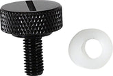 Drag Specialties Seat Knob Blk Slot 1/4 28 Seat Monting Components Drag Specialties