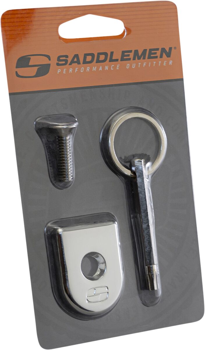 Saddlemen ATAB Security Seat Screw, Chrome - Indian Seat Monting Components Saddlemen