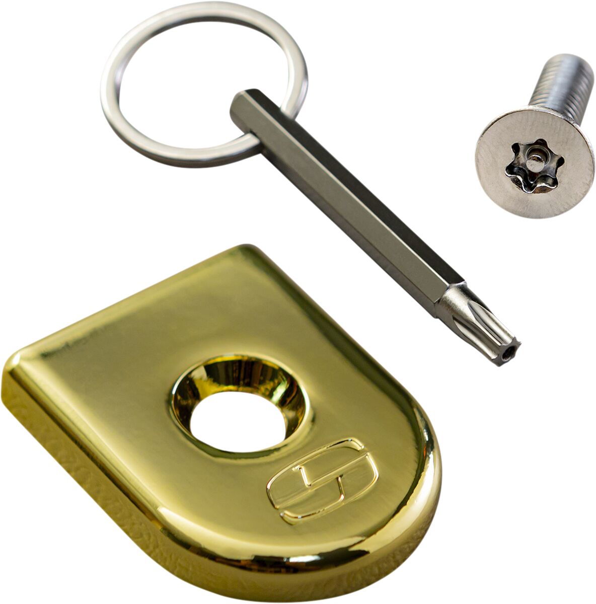 ATAB Security Seat Screw, Gold - Indian Seat Screw Saddlemen Default Title