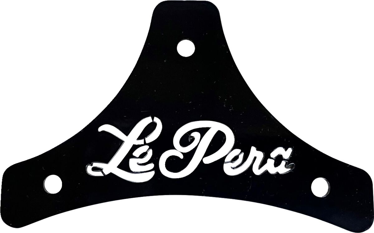 DeadEnd Sissy Bar Pad Plate, Scroll Design Sissy Bar Pads Le Pera Default Title