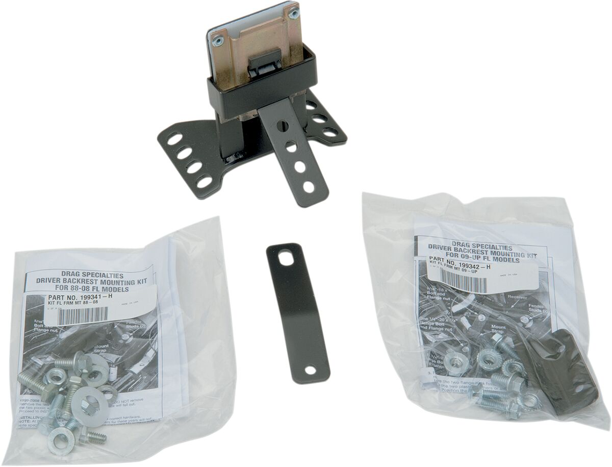 Drag Specialties Seats Mount Backrest 88 19 Fl SEAT BACKRESTS Drag Specialties Seats