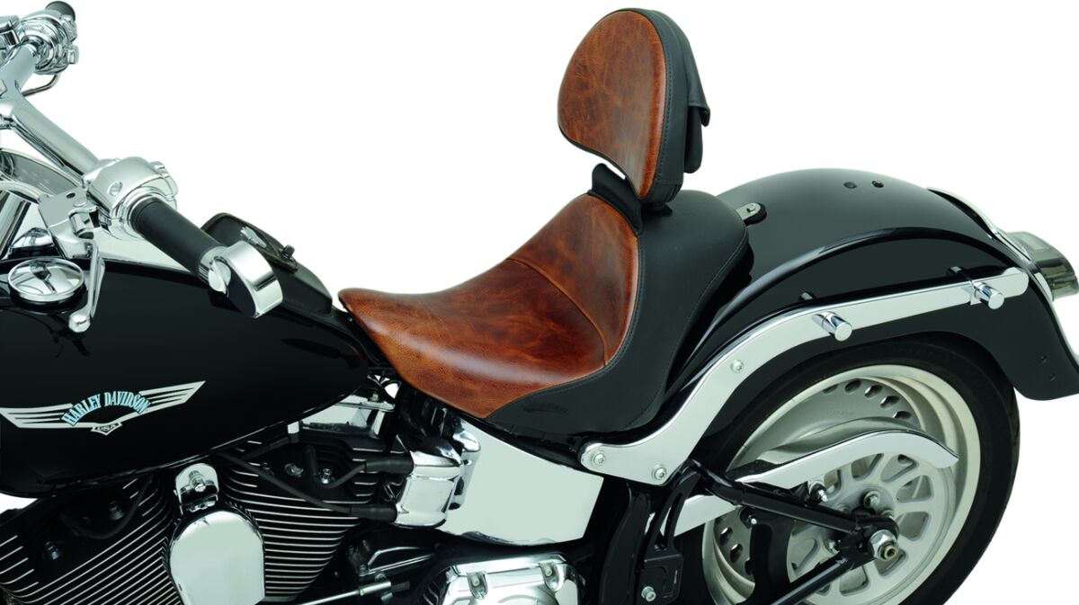 Saddlemen Backrest Driver Lariat, Brown 04-24 Seat Backrests Saddlemen