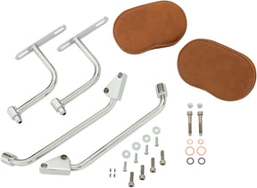 Show Chrome Armrest Indian Tan SEAT BACKRESTS Show Chrome