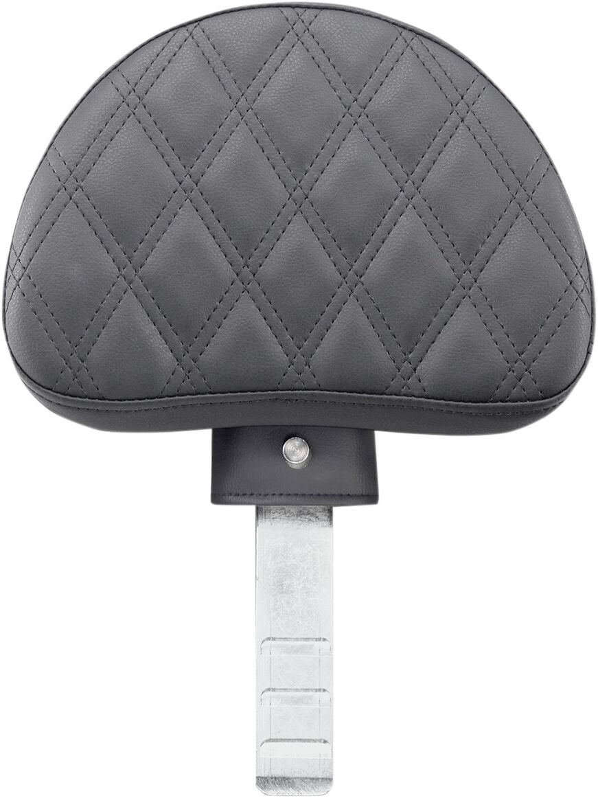 Saddlemen Backrest Driver LS Stiched, Black - 97-24 Touring Seat Backrests Saddlemen