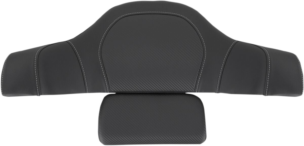 Tour Pack Backrest Roadsofa, Carbon Fiber - 14+ Indian Seat Accessories Saddlemen Default Title