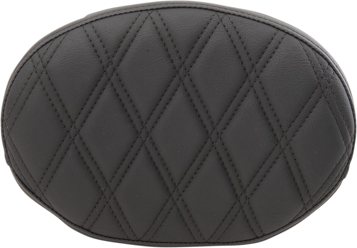 Drag Specialties Seats Pad Bkrst Oval Ddia Blk Seat Backrests Drag Specialties