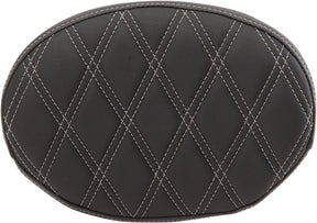 Drag Specialties Seats Pad Bkrst Oval Ddia Slvr Seat Backrests Drag Specialties