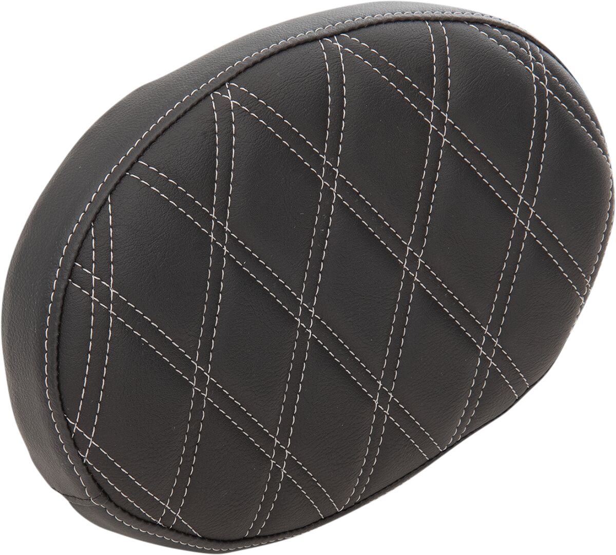 Drag Specialties Seats Pad Bkrst Oval Ddia Slvr Seat Backrests Drag Specialties