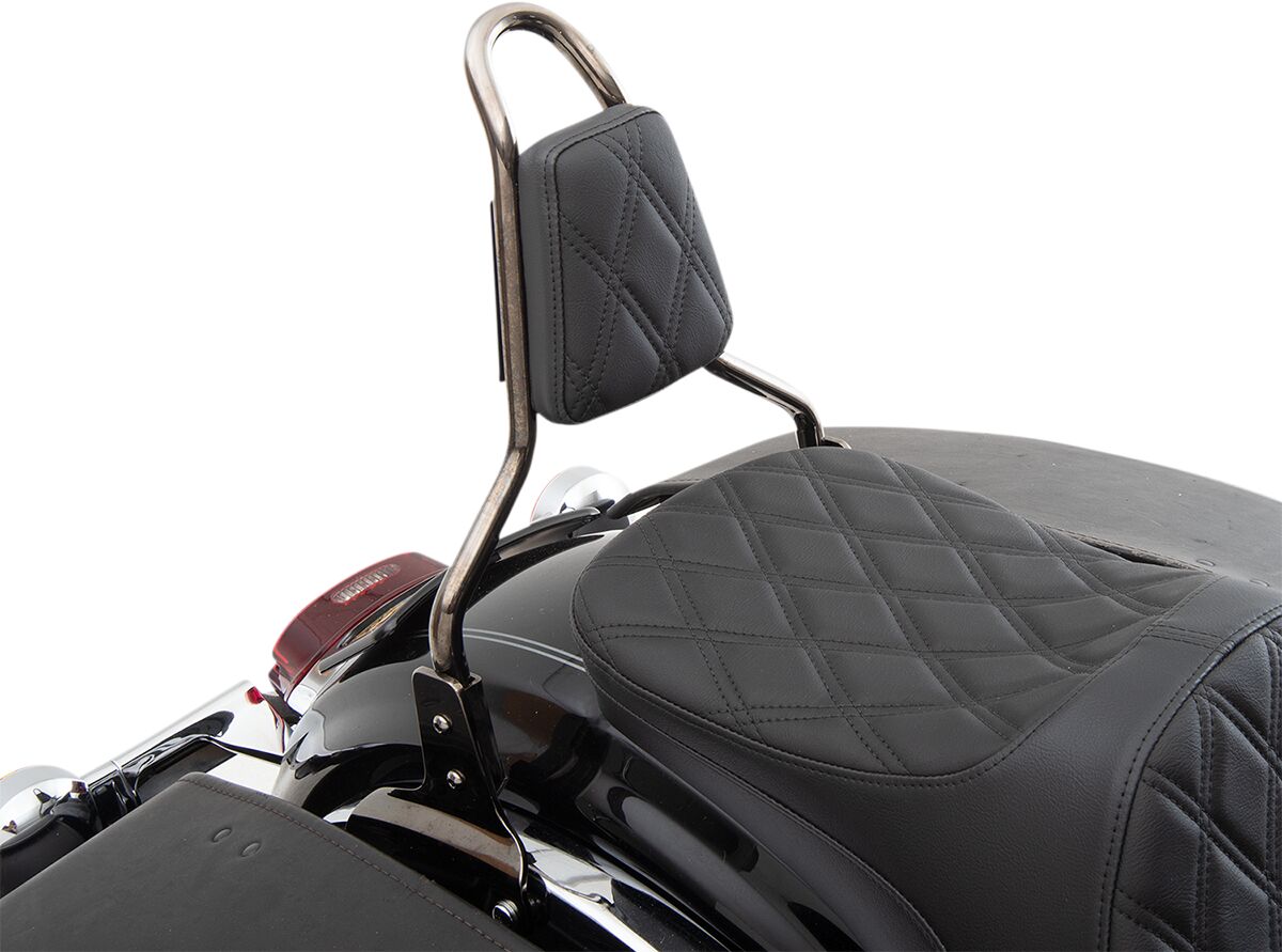 Drag Specialties Seats Pad Sbar Ddiam Blk Tpr SEAT BACKRESTS Drag Specialties Seats