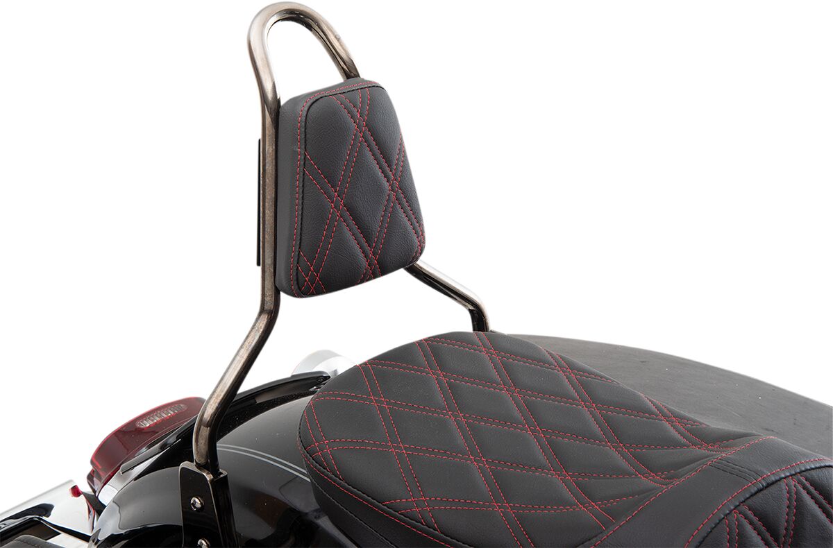 Drag Specialties Seats Pad Sbar Ddiam Red Tpr SEAT BACKRESTS Drag Specialties Seats