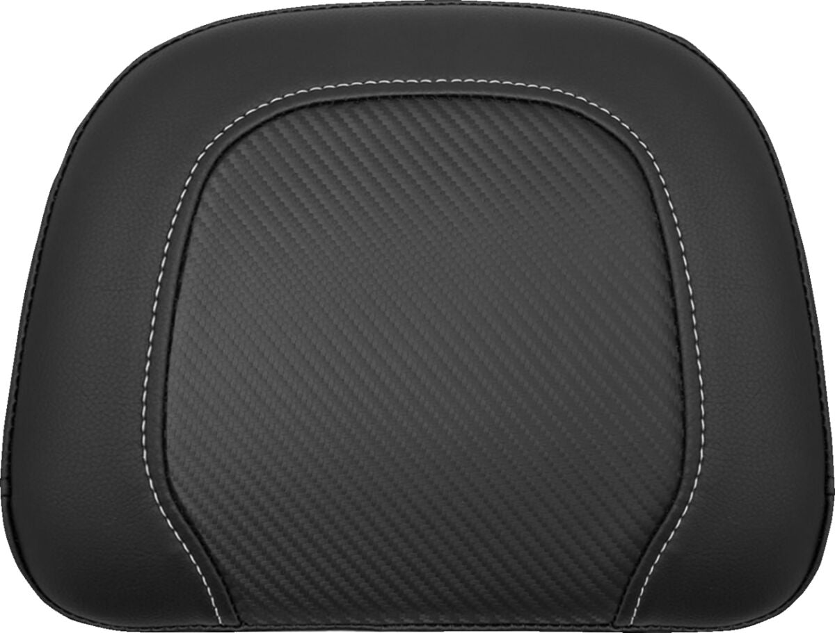 Saddlemen 12" Sissy Bar Pad Roadsofa CF - Indian Touring Seat Backrests Saddlemen