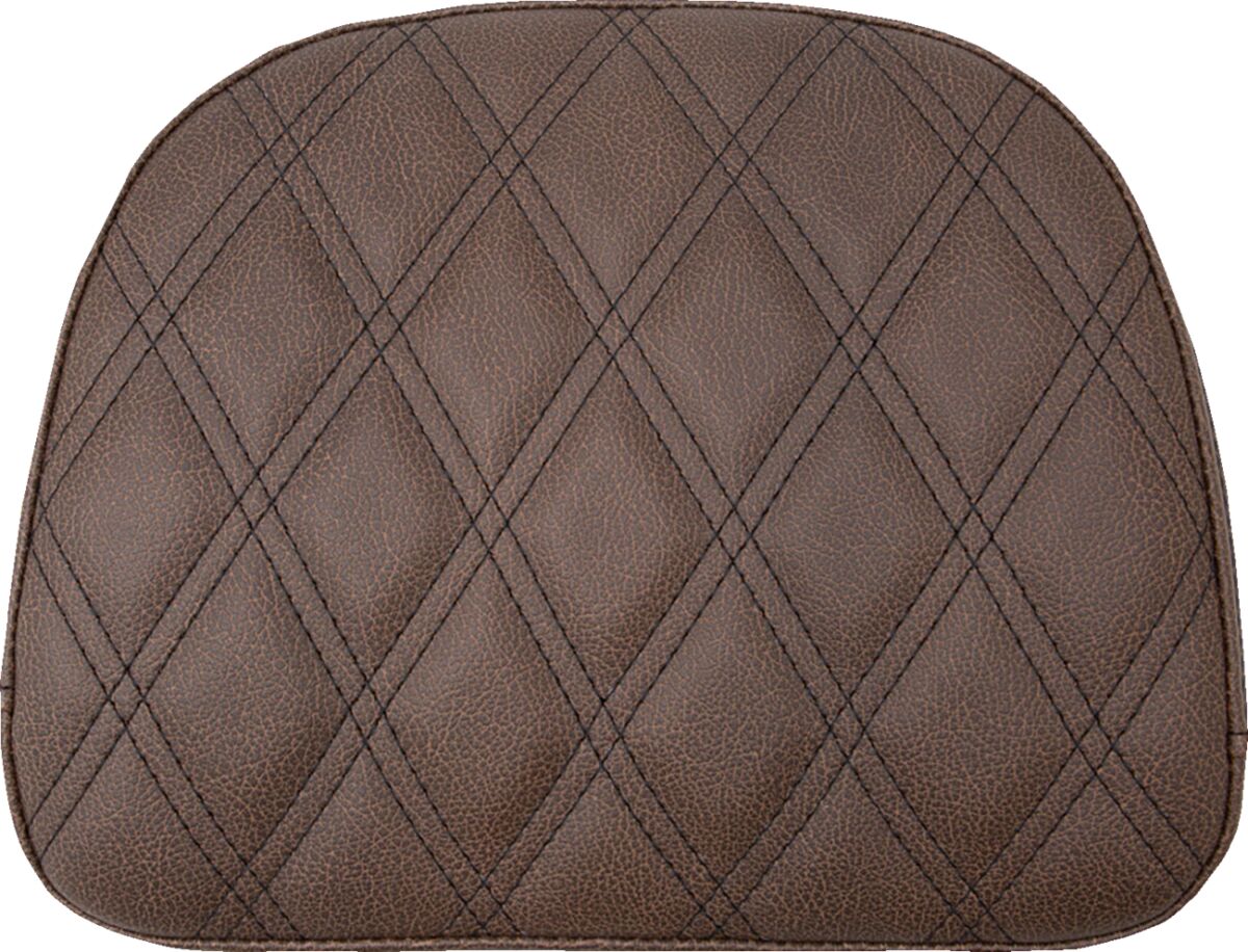Saddlemen 12" Sissy Bar Pad LS, Brown - Indian Touring Seat Backrests Saddlemen