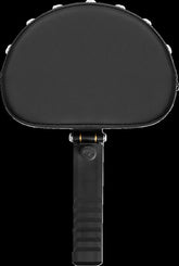 Saddlemen Backrest Solo Seat, Black Studs - Sportster Seat Backrests Saddlemen