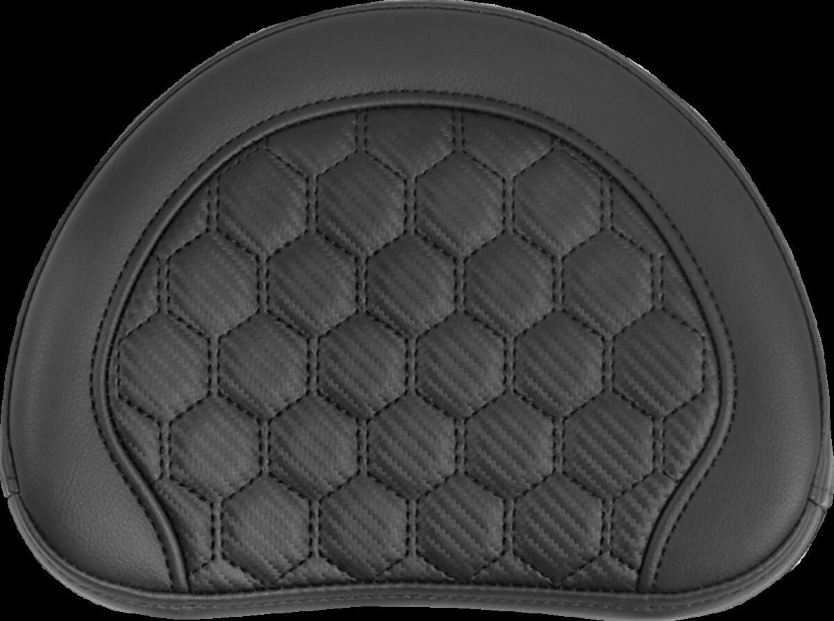Saddlemen Sissy Bar Pad Contoured, Black Stitch Seat Backrests Saddlemen