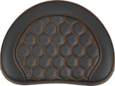 Sissy Bar Pad Contoured, Orange Stitch Sissy Bar Pads Saddlemen Default Title