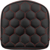 Sissy Bar Pad Short HC, Red Stitch Sissy Bar Pads Saddlemen Default Title