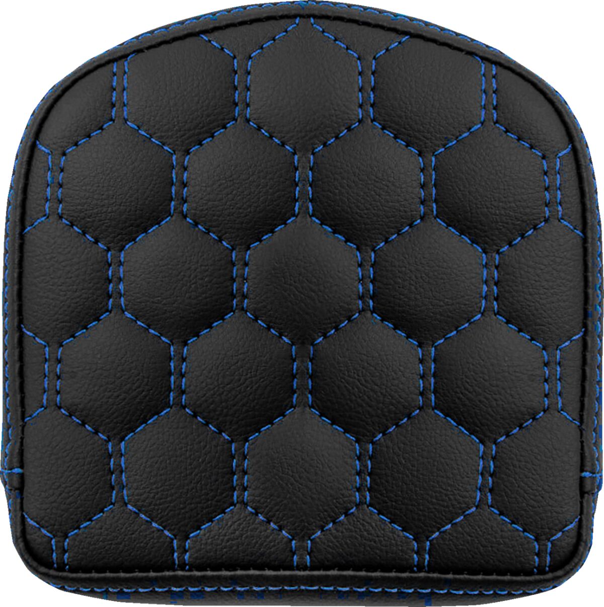 Sissy Bar Pad Short HC, Blue Stitch Sissy Bar Pads Saddlemen Default Title