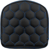 Sissy Bar Pad Short HC, Blue Stitch Sissy Bar Pads Saddlemen Default Title