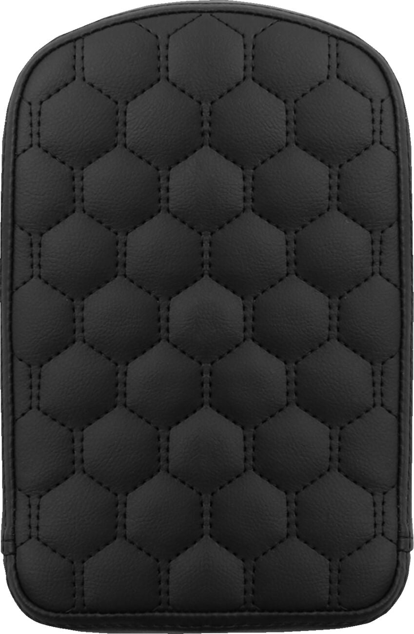 Sissy Bar Pad Tall HC, Black Stitch Sissy Bar Pads Saddlemen Default Title