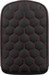 Sissy Bar Pad Tall HC, Red Stitch Sissy Bar Pads Saddlemen Default Title