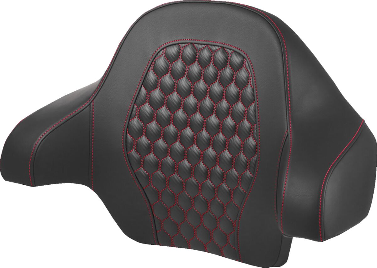 Saddlemen Tour Pack Backrest Pad Hc Red SEAT BACKRESTS Saddlemen