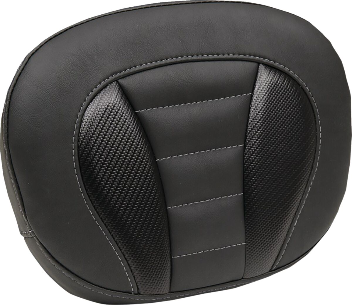 Mustang Pad Sissy Bar Black W/Gun Metal Thread Seat Backrests Mustang