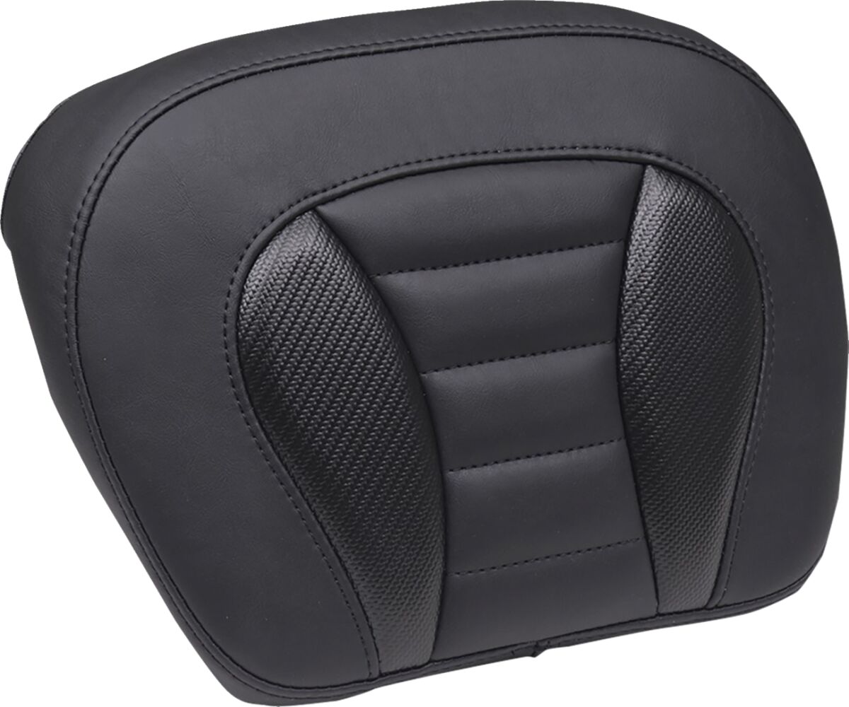 Mustang Pad Deluxe Tour Chopped Tour Pak Black Seat Backrests Mustang