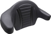 Mustang Pad Backrest Dlx Touring Extnded Arm Black Seat Backrests Mustang